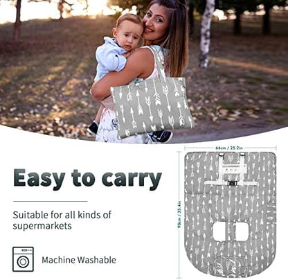 Yoofoss universal fit baby chair liner demonstrating the soft padded material texture.