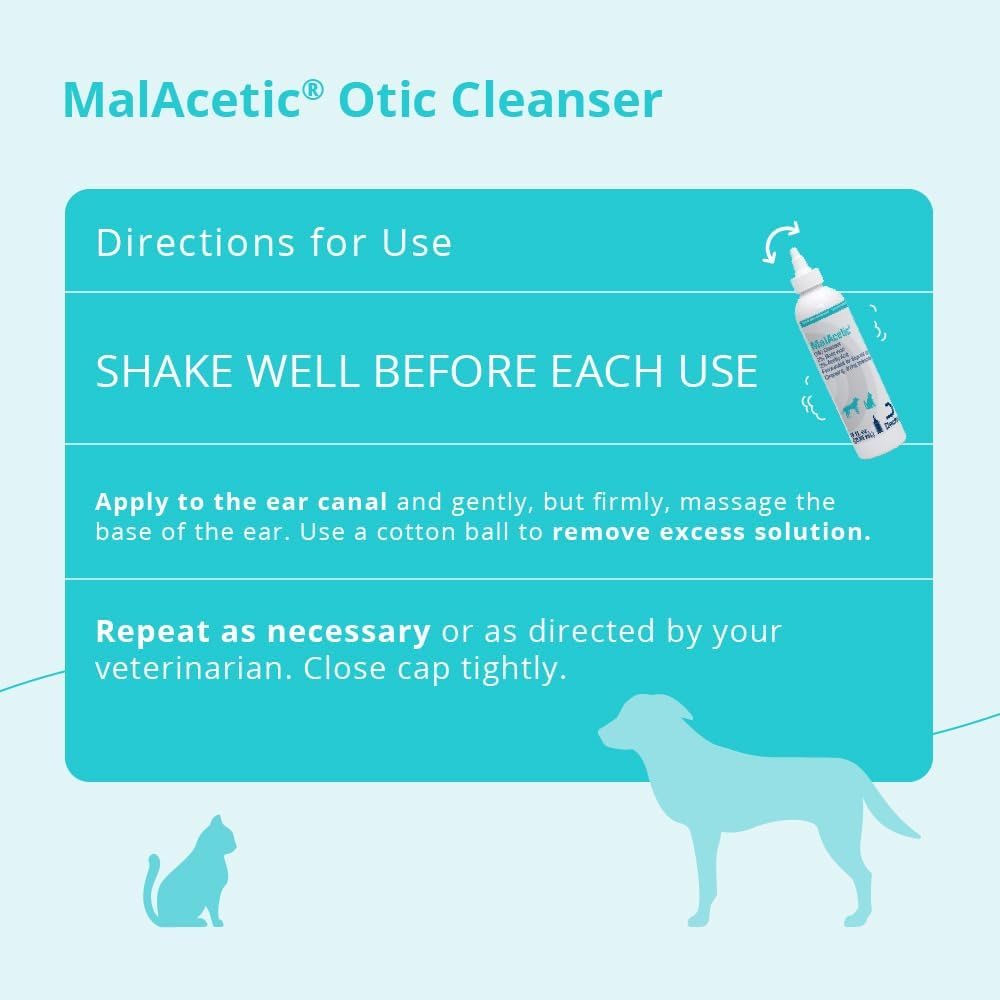Authentic USA imported Malacetic Otic ear care solution