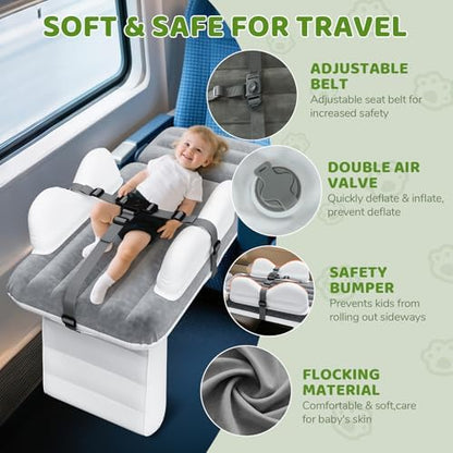 Side angle view of the Abdtech blow up mattress showing the integrated cup holder opening for travel convenience.