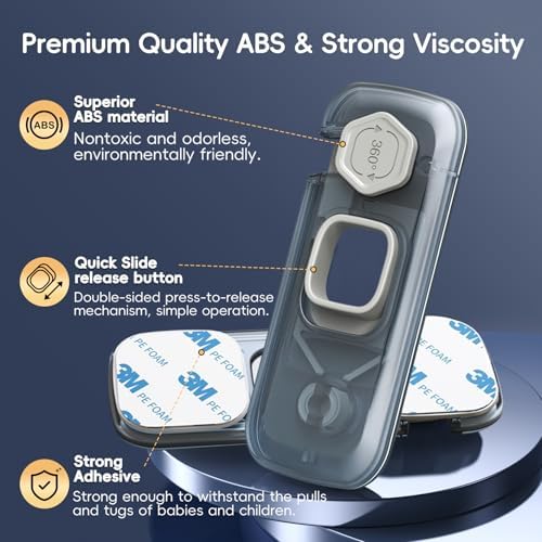 Blissleaf baby safety cabinet lock rotating buckle