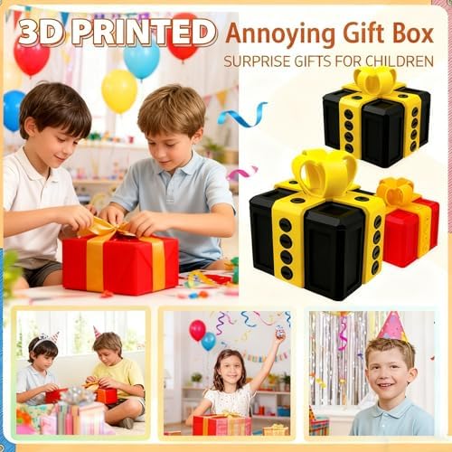 RAESOUL annoying present showing the spring-loaded pop up finger surprise mechanism.