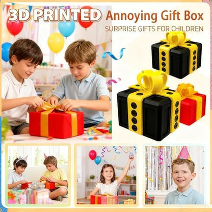 RAESOUL annoying present showing the spring-loaded pop up finger surprise mechanism.