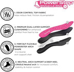Full length orthotic inserts for plantar fasciitis relief in women shoes.