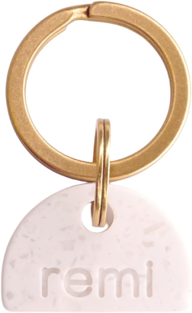 Stone PET TAG - Modern, Minimal Pet IDs. Durable, Lifetime Tags with deep Cut Text. Includes Space for Two Phone Numbers. (Circle) - Image 10
