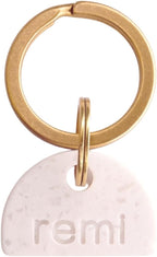 Stone PET TAG - Modern, Minimal Pet IDs. Durable, Lifetime Tags with deep Cut Text. Includes Space for Two Phone Numbers. (Circle) - Image 10