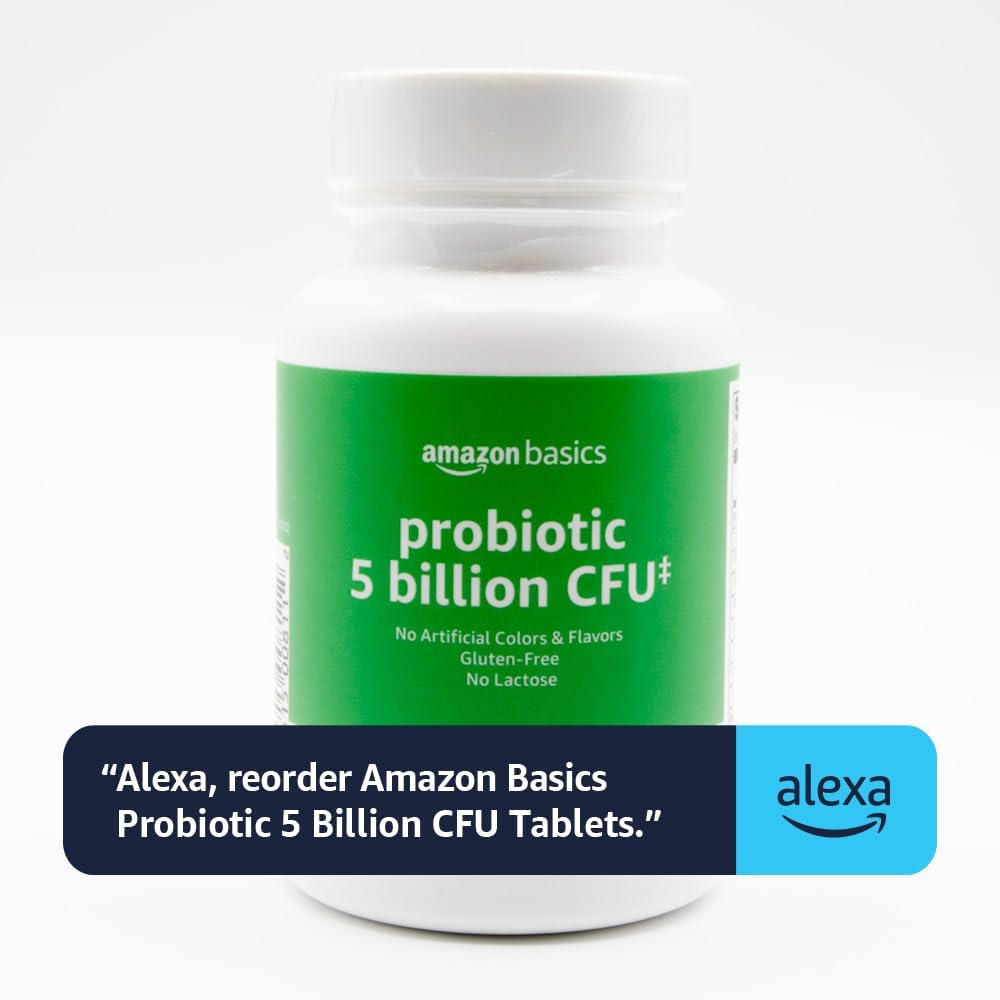 Amazon Basics Probiotic 2 month supply container