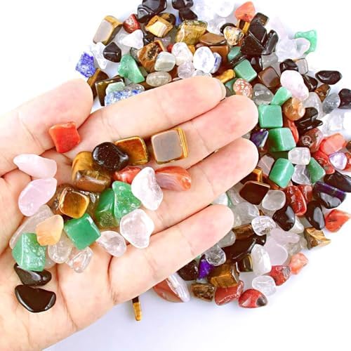 Reshamm pebbles inside a glass fish tank aquarium