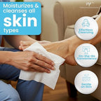 Premium Formulations 224 count value pack of alcohol free cleansing wipes.