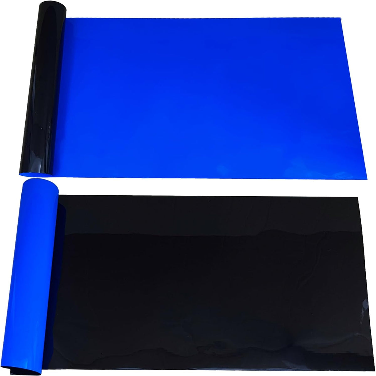 XCNO blue black aquarium background poster front view showcasing double sided color choices