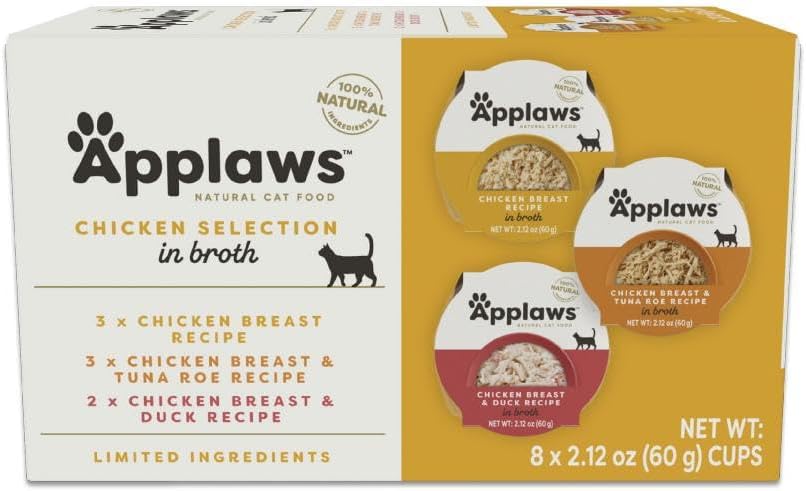 Detailed product label of Applaws limited ingredient cat food