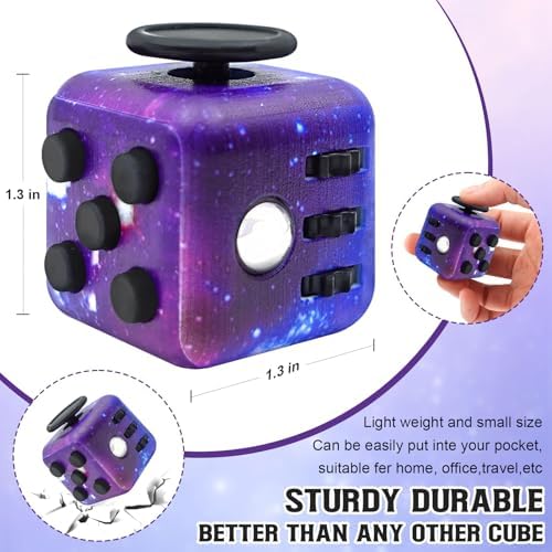 ANABGI sensory handheld cube side profile showing the clickable switch and joystick modules.