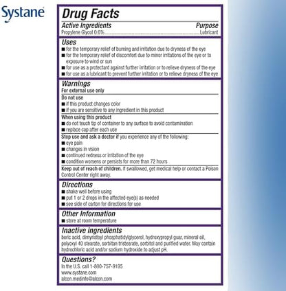 Authentic USA imported Systane Complete PF eye drops for Indian consumers.