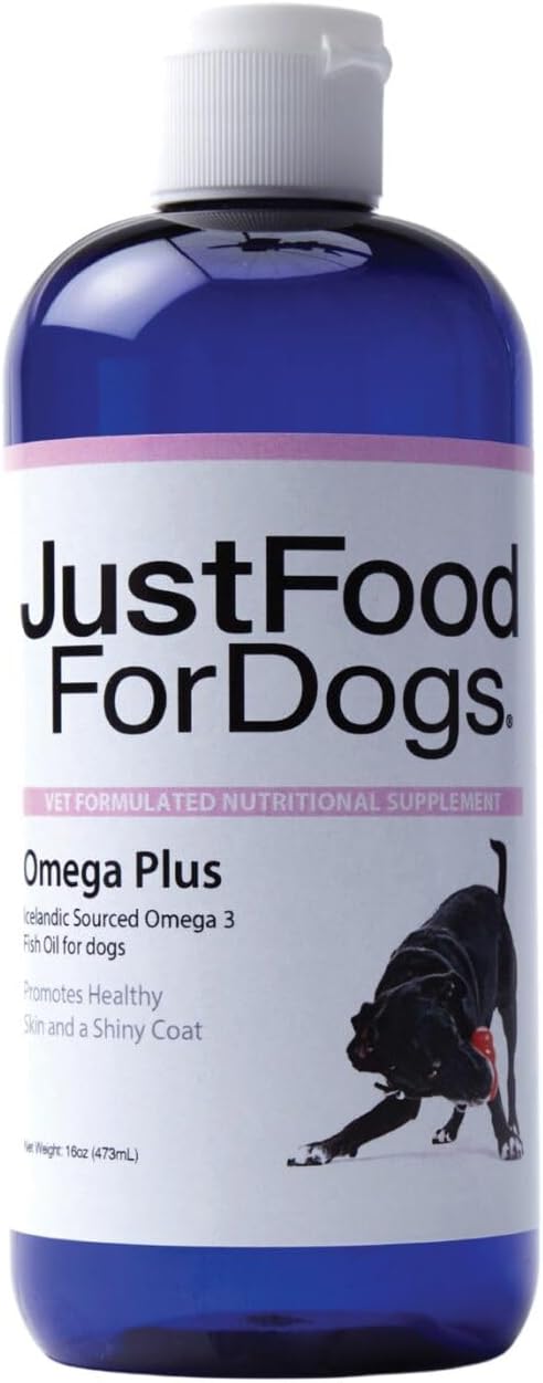 Eco friendly fish oil alternative for dogs liquid pour visualization