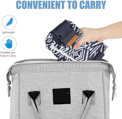Back view of the wide padded shoulder strap on the Marrlly infant wrap illustrating weight distribution.