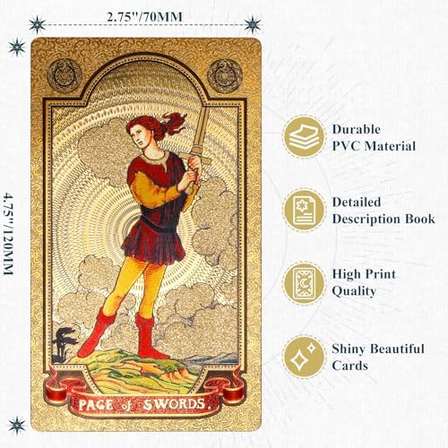 Waterproof PVC material demonstration of KIINO tarot cards