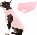 Jacko and Co fleece dog sweater pink lemonade front view pet winter wear