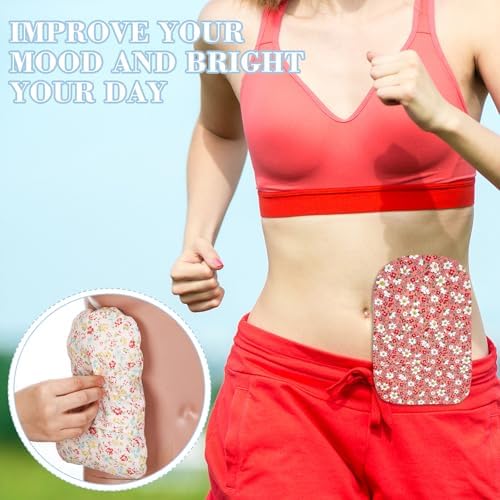Multi pattern fabric stoma protector set for men and women close up texture view