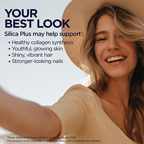 KAL Silica Plus vegan tablets for natural collagen synthesis and nail strength support