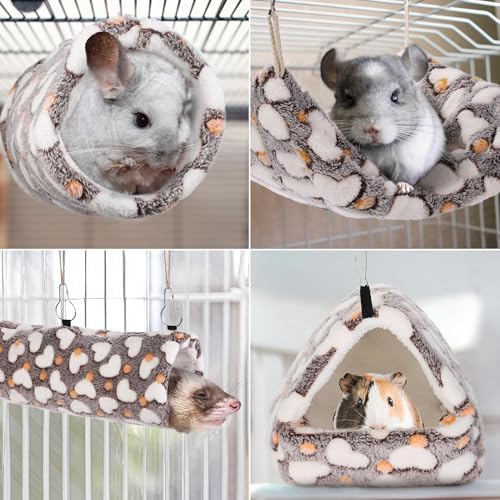 MCEAST durable small animal cage accessories set close up fabric details