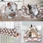 MCEAST durable small animal cage accessories set close up fabric details