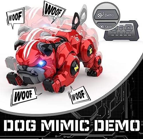 Lterfear Robot Dog remote control and accessory display