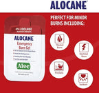 Authentic USA imported Alocane burn gel packets for professional heat related work.