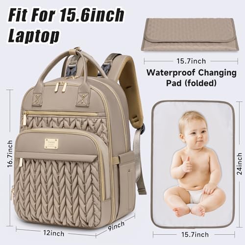 Tealari waterproof travel baby bag side profile