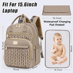 Tealari waterproof travel baby bag side profile