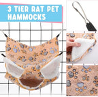 Ferret 3 tier hammock and tunnel system