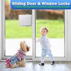 Zrfcxe child safety lock installed on a sliding glass door