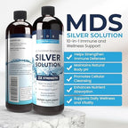 My Doctor Suggests 16 ounce structured silver bottle side profile