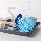Durable and lightweight TOPZEA artificial aquarium coral decor suitable for freshwater and saltwater tanks