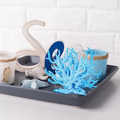 Durable and lightweight TOPZEA artificial aquarium coral decor suitable for freshwater and saltwater tanks