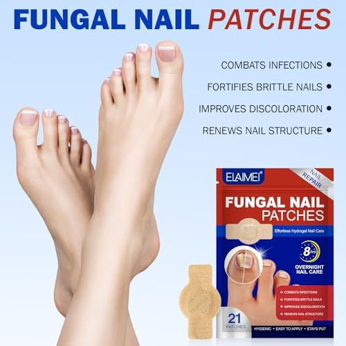 Back packaging of Plethora nail repair patches showing instructions and features.