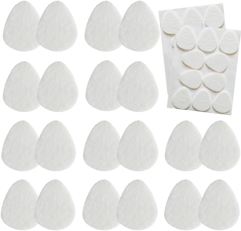 YFLife Metatarsal Pads 20 pack front view showing white felt cushions.