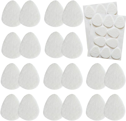 YFLife Metatarsal Pads 20 pack front view showing white felt cushions.