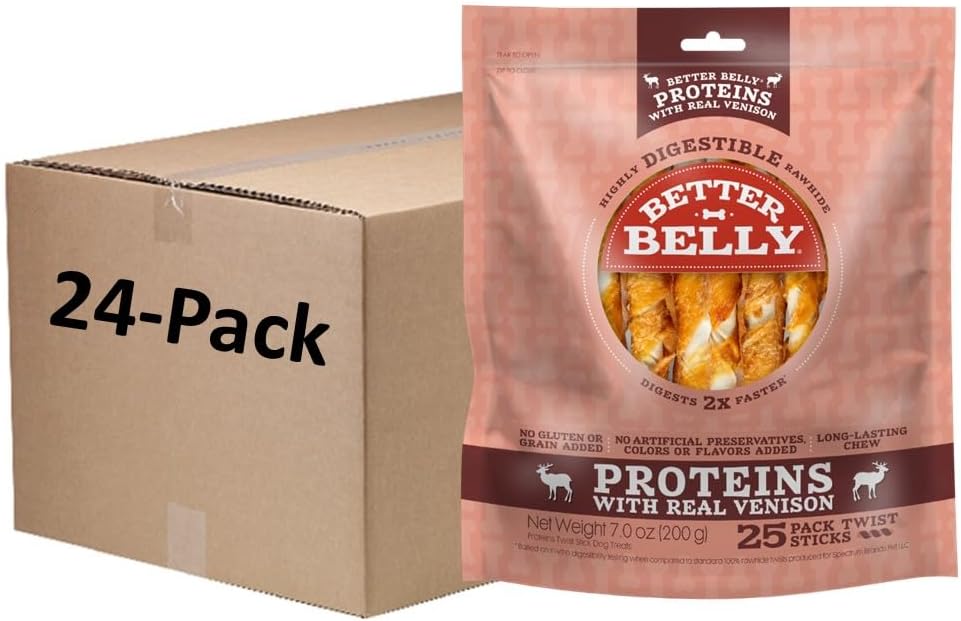 Better Belly Chicken Liver Rawhide Small Dog Bones, 10-Count - Image 11