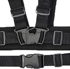 Reflective strips on Holiberty child motorcycle safety harness at night