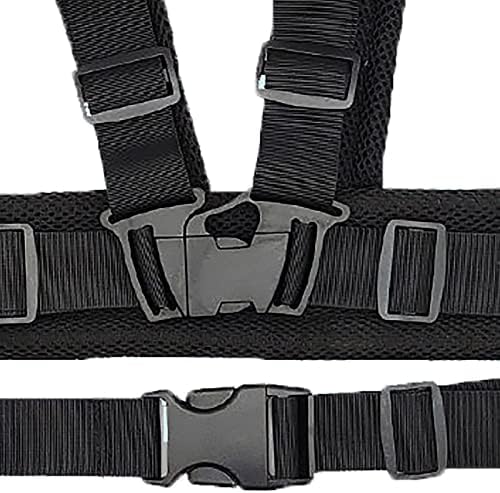 Reflective strips on Holiberty child motorcycle safety harness at night