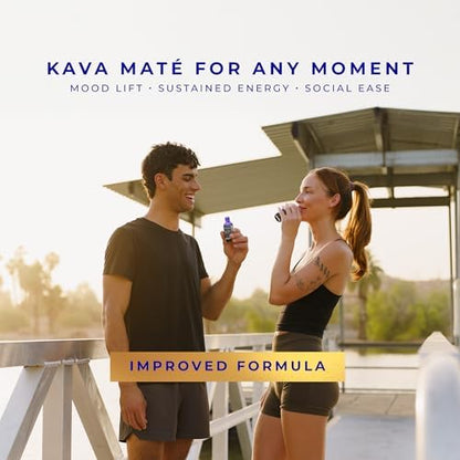 Botanic Tonics Feel Free Kava Mate 12 Pack outer cardboard box containing authentic imported herbal shots