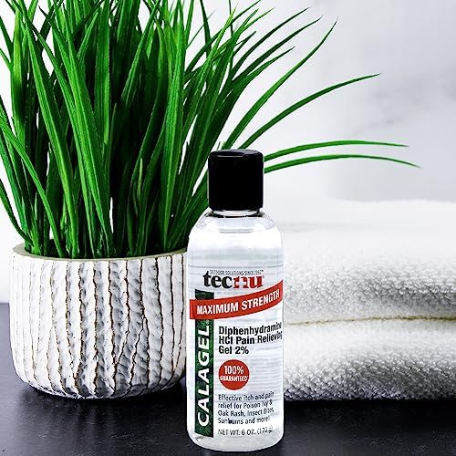 Tecnu Calagel clear antihistamine gel for rash treatment