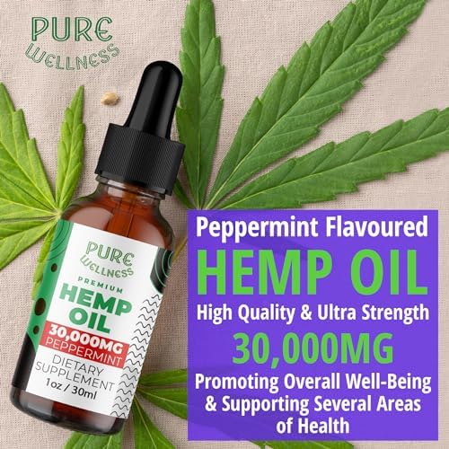 Vegan and non-GMO hemp seed oil supplement packaging