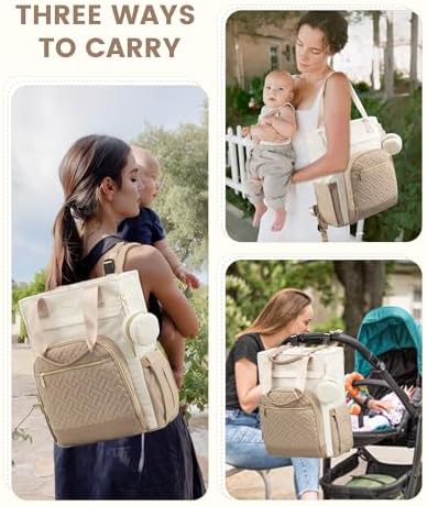 LOVEVOOK diaper bag backpack attached to stroller straps