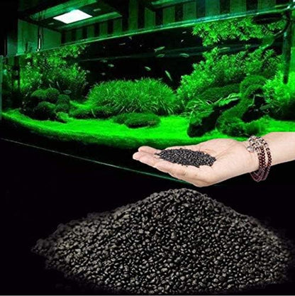 Hewnda substrate in a planted freshwater aquarium setup