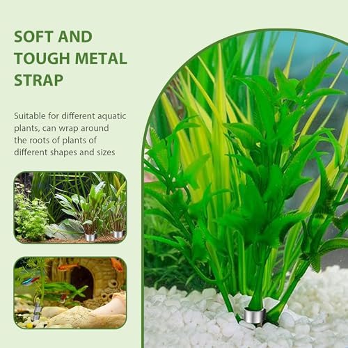 Rust free substrate weights for freshwater planted aquarium tank setups
