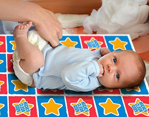 Mighty Clean Baby changing pad liners portable two-pack layout