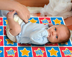 Mighty Clean Baby changing pad liners portable two-pack layout