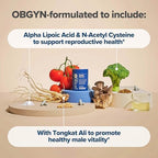O Positiv Preggo supplement facts and nutrition panel