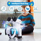 Yiman programmable robot puppy performing stunts
