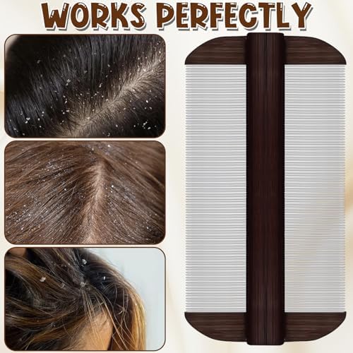 Cyuxing rust proof stainless steel egg removal comb shown from a side profile angle